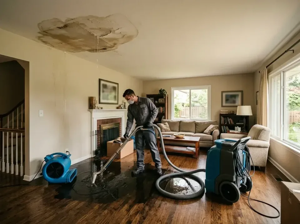 attic-pipe-burst-ceiling-drip-008 — frequently asked questions, Water Damage Restoration & Carpet Care in Deer Park, OH